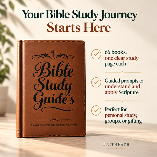 Bible Study Guide — One Page for Every Book of the Bible