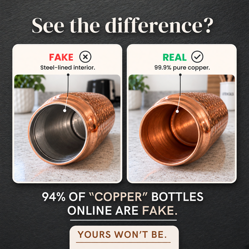 Pure Copper Water Bottle